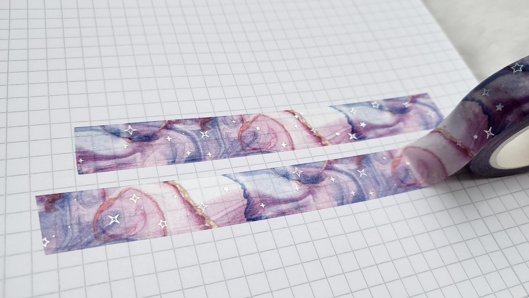 Washi Tape Lila Marmor